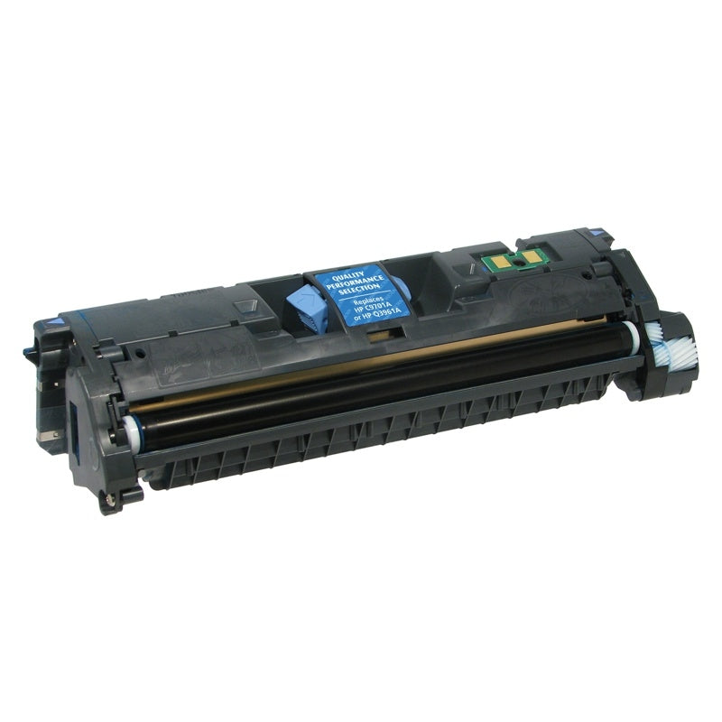 Compatible HP C9701A/Q3961A/EP87 Cyan Toner Cartridge 4,000 pages for LaserJet Color 1500, 2550, 2820, and 2840 printers.