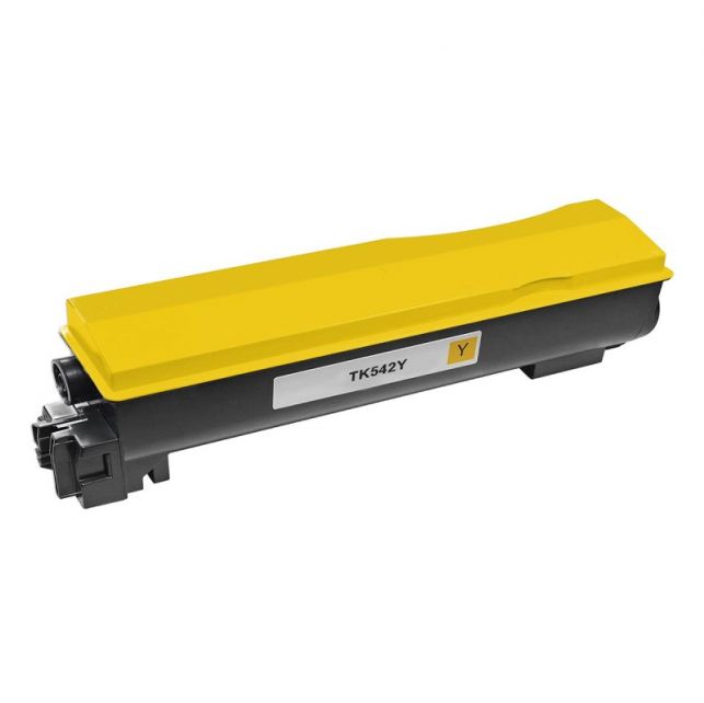 TK-542 Yellow compatible toner cartridge for Kyocera FS-C5100 and FS-C5100DN printers.
